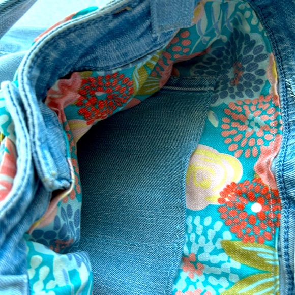 Funky Denim Bag NWOT - Picture 5 of 6